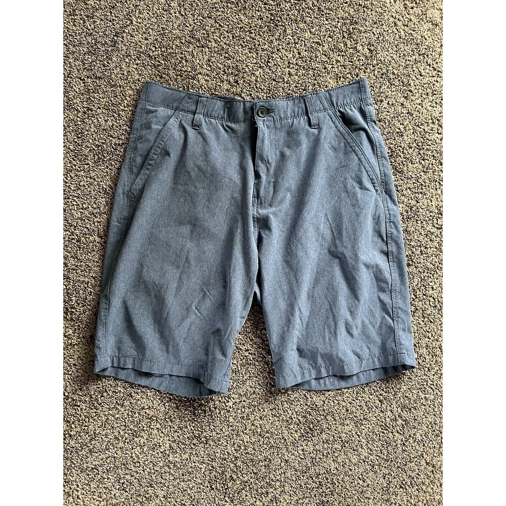 Denali Men's Shorts 32 Blue Performance Stretch Golf Chino Hiking Camping
